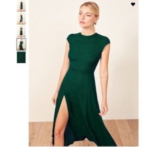 Sale🌈Reformation Gavin Midi Dress - Emerald